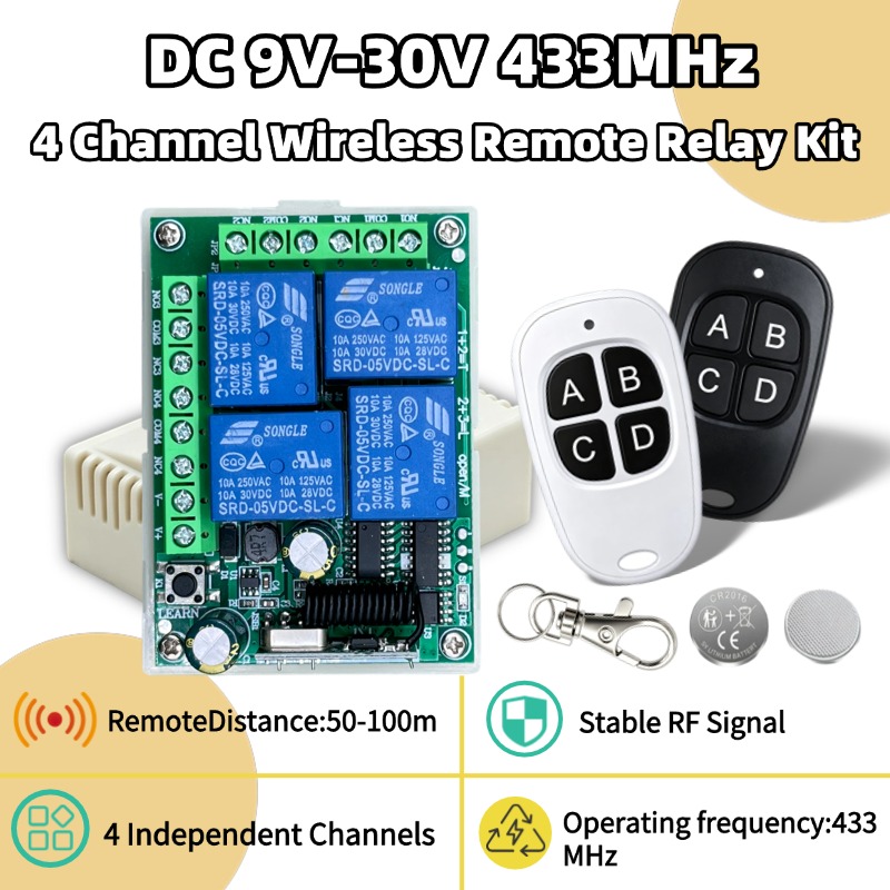 Joystick Module - 433MHz Universal Wireless Remote Control DC