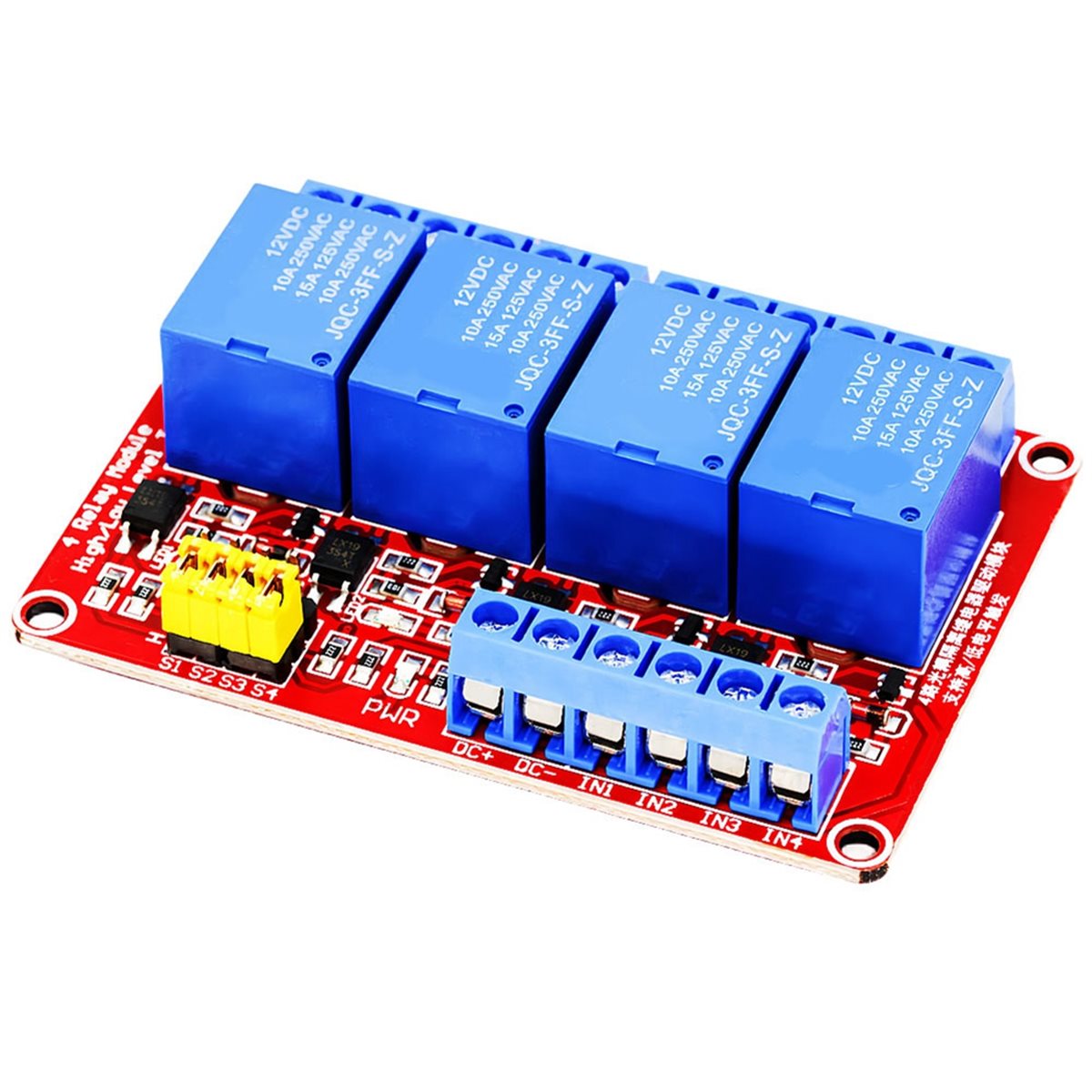 A49T 4 Channel Relay Module 5V - огляд і ціна Relay Module 4 Channel