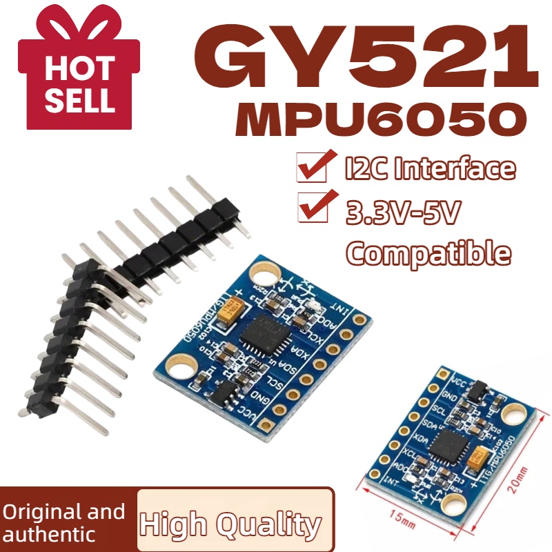 1/5/10pcs GY521 GY-521 MPU6050 - огляд і ціна Mpu6050