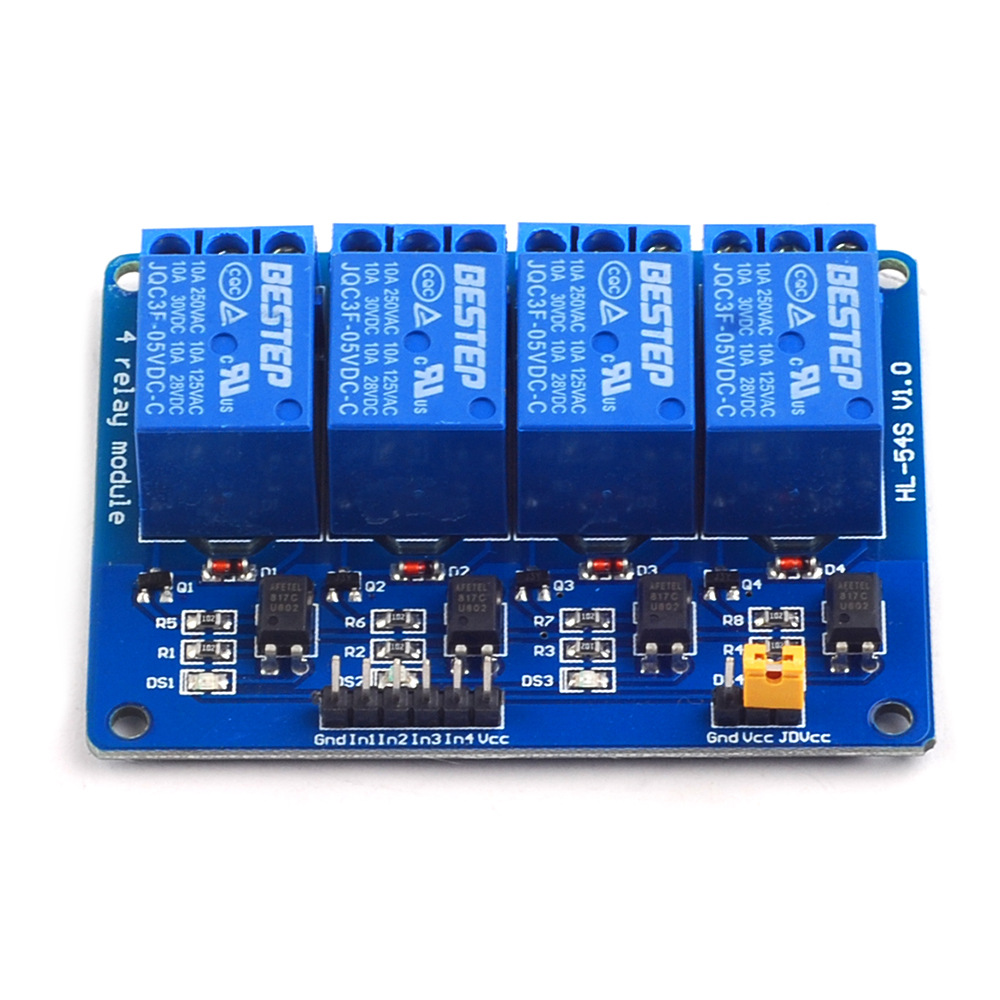 5V 4 Channel Relay Module 4-ch - огляд і ціна Relay Module 4 Channel