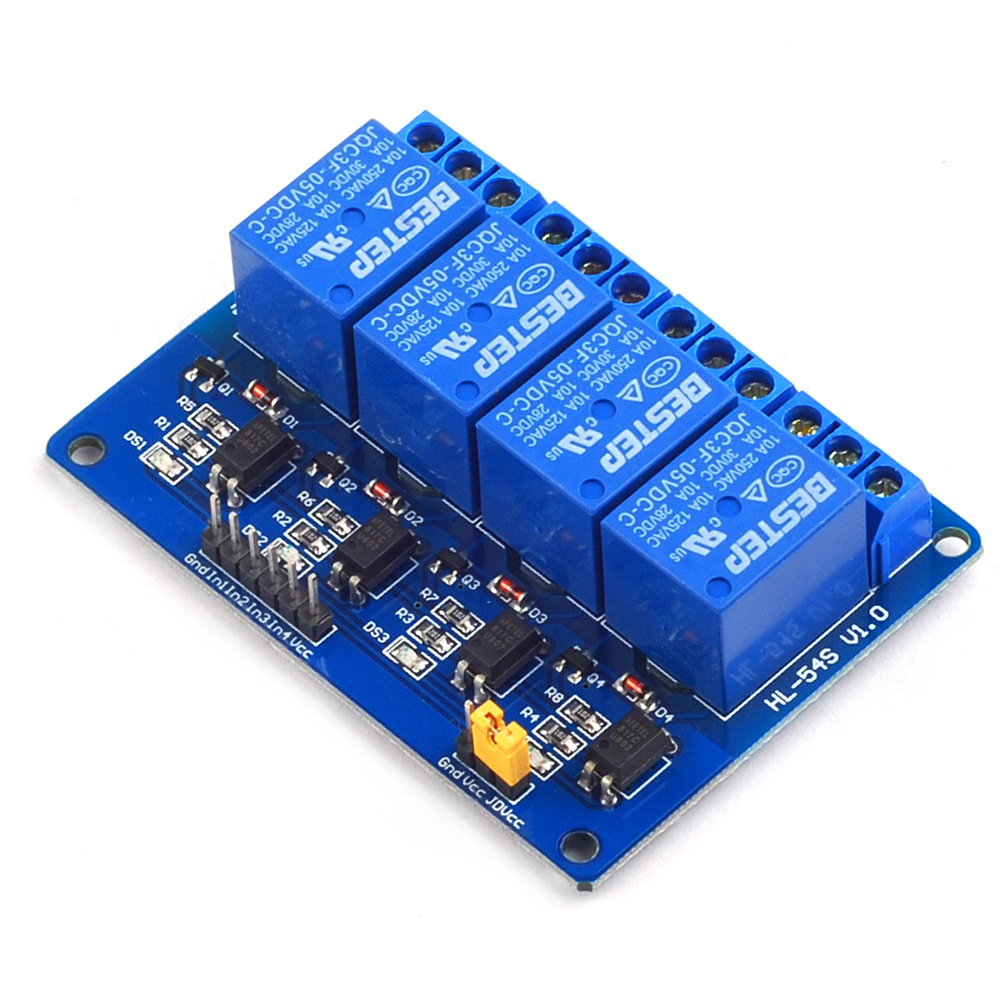 5V 4 Channel Relay Module 4-ch - огляд і ціна Relay Module 4 Channel
