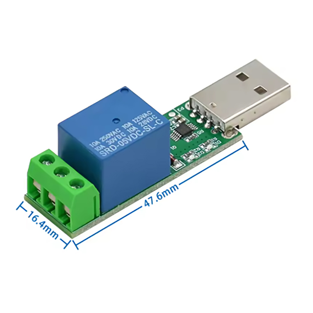 3/10/30Pcs HID Driverless USB  - огляд і ціна Relay Module 1 Channel