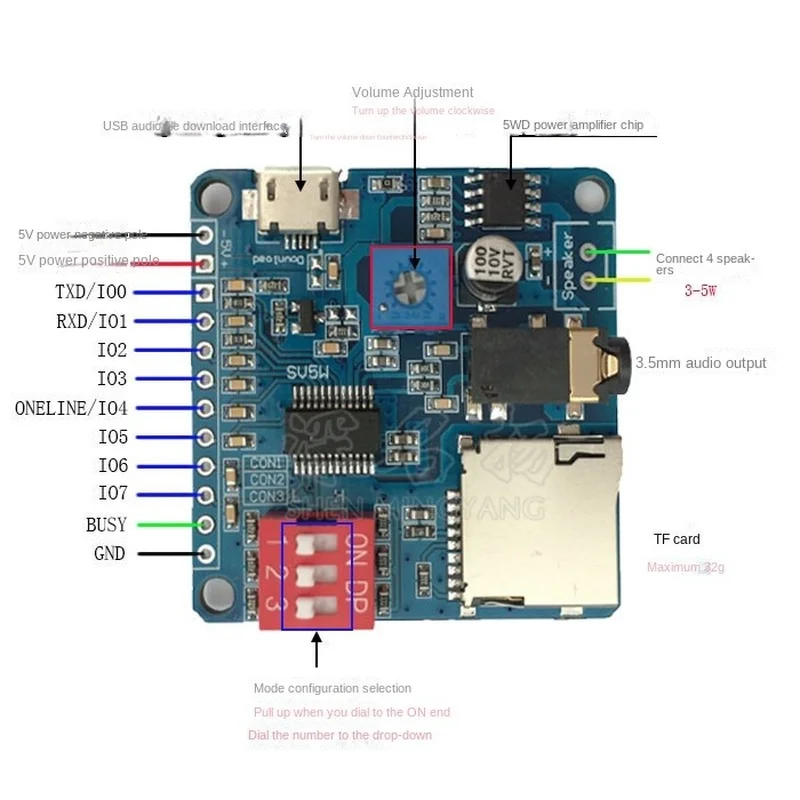 Voice Sound Playback Module Ar - огляд і ціна Sd Card Module