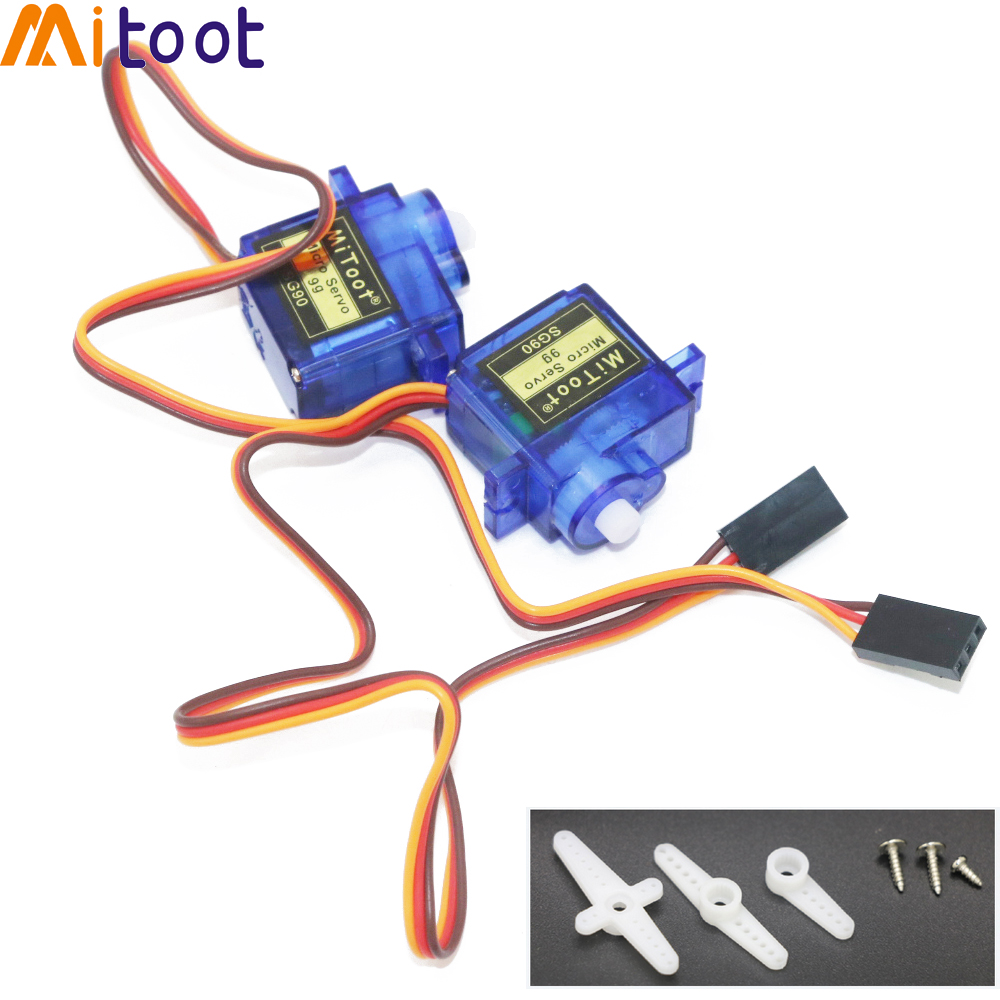 2pcs Mitoot Rc Mini Micro 9g 1 - огляд і ціна Servo Sg90