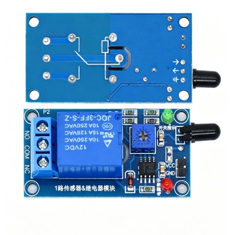 IR Infrared 1 Channel 5V 12V F - огляд і ціна Relay Module 1 Channel