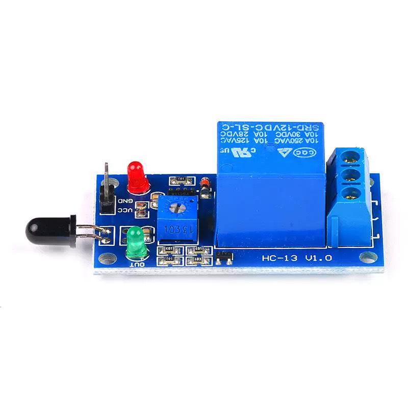 IR Infrared 1 Channel 5V 12V F - огляд і ціна Relay Module 1 Channel