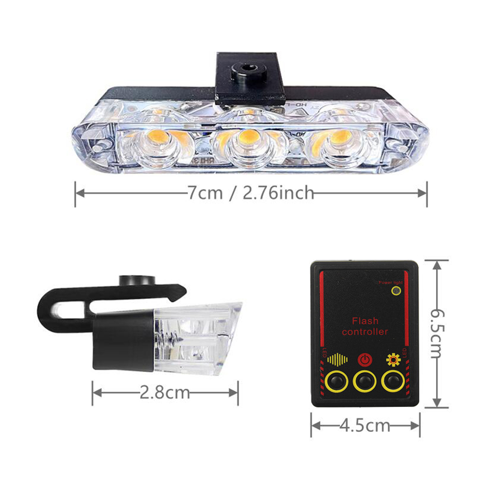 12V Car Grille Strobe Light He - огляд і ціна Buzzer Module