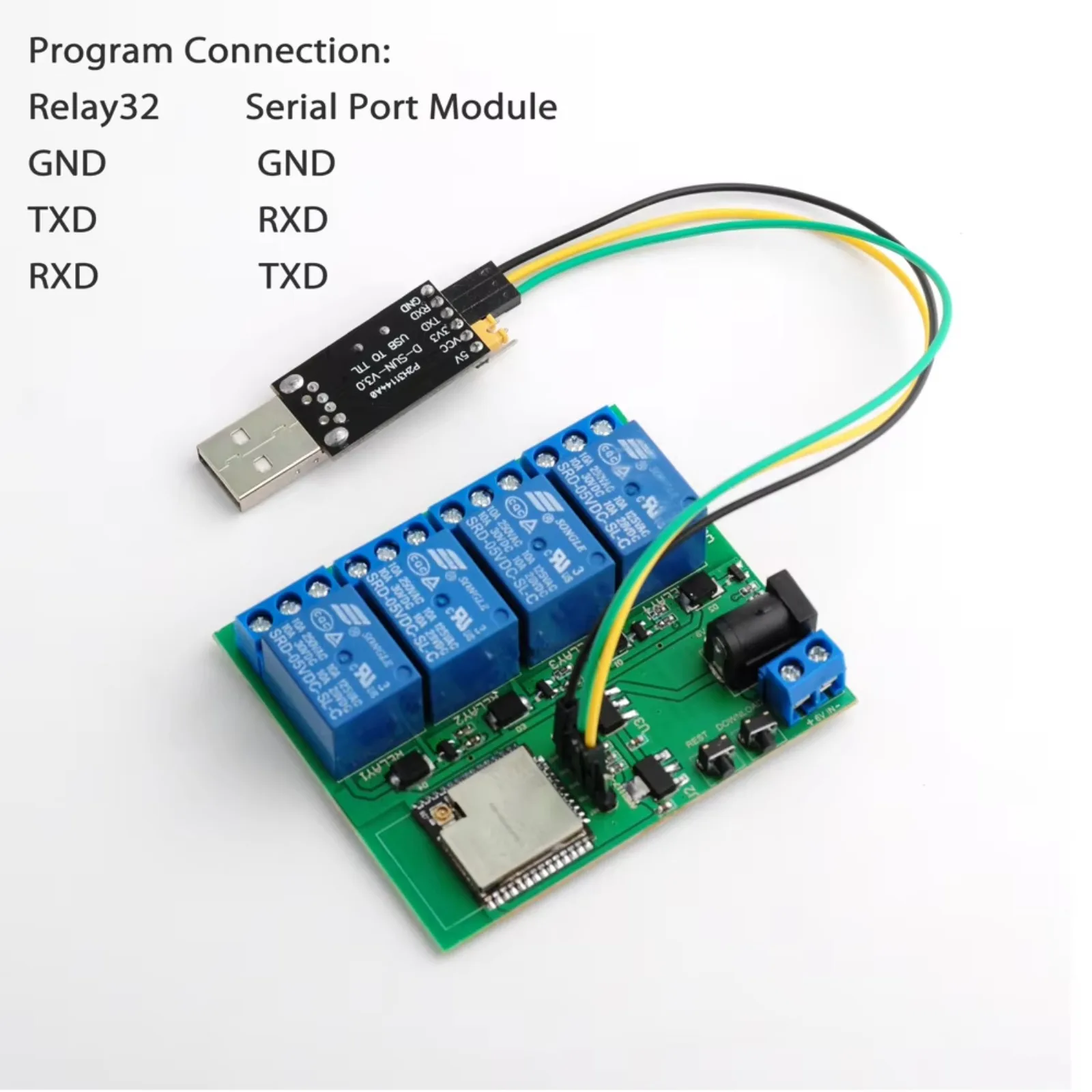ESP32 4 Channel Wireless Relay - огляд і ціна Relay Module 4 Channel