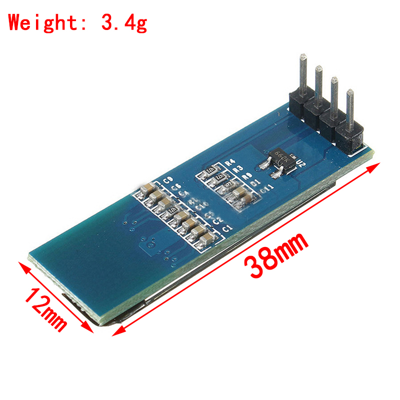 0.91 inch OLED display module  - огляд і ціна Ssd1306