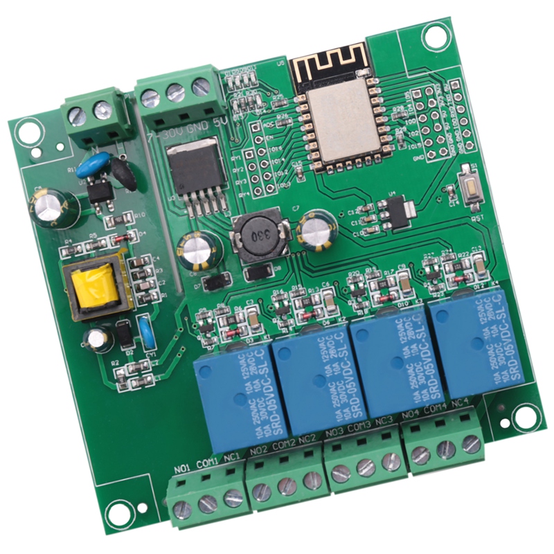 ESP8266 Wireless WIFI 4 Channe - огляд і ціна Relay Module 4 Channel