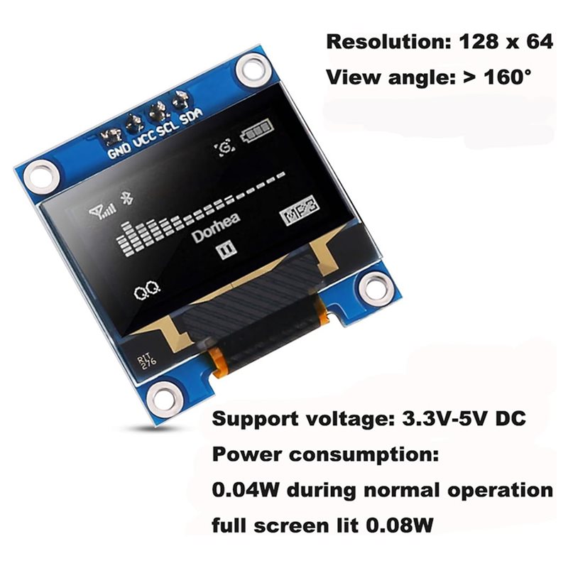 A37T-4Pcs 0.96 Inch OLED Displ - огляд і ціна Ssd1306