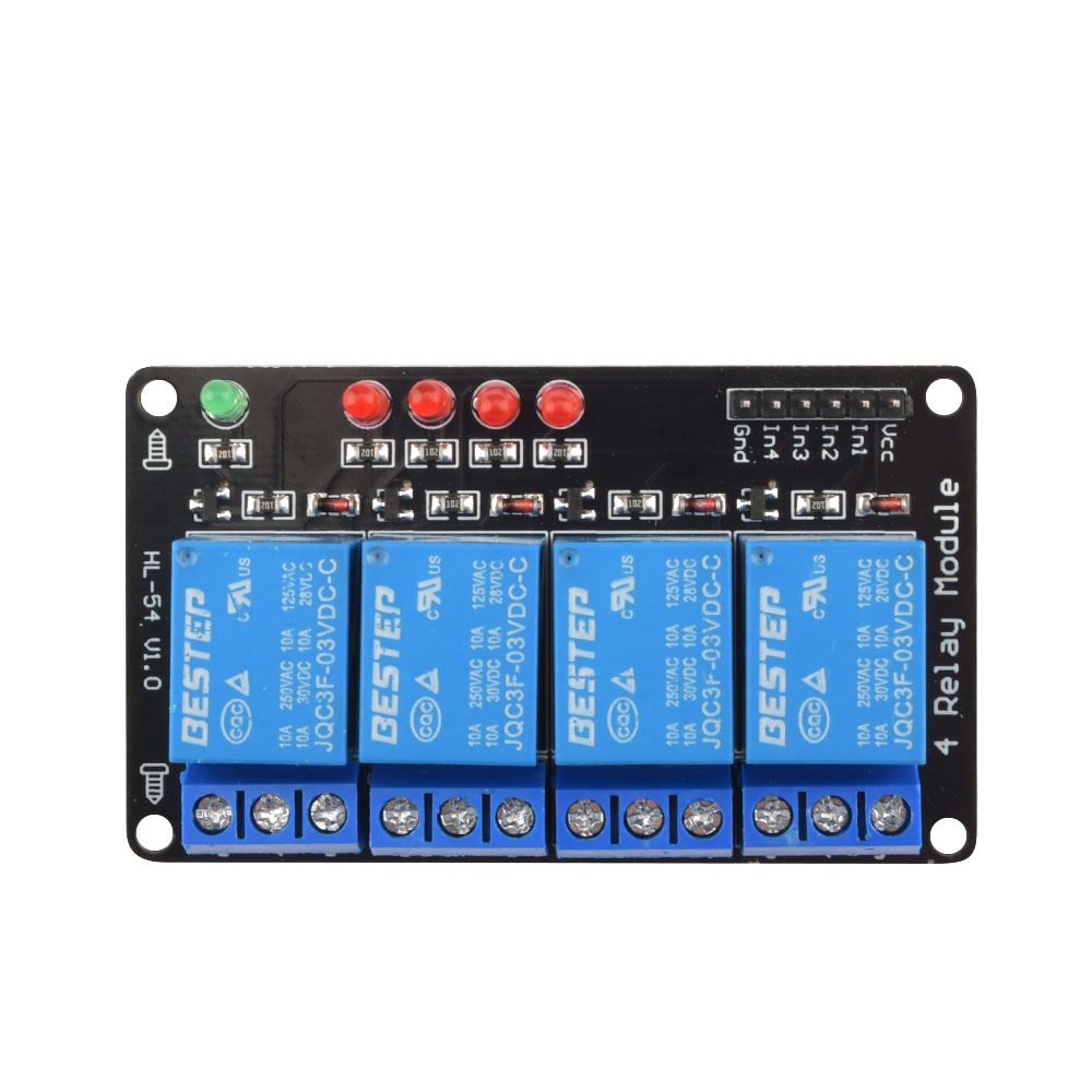 Low Level Triggered Luminous R - огляд і ціна Relay Module 4 Channel
